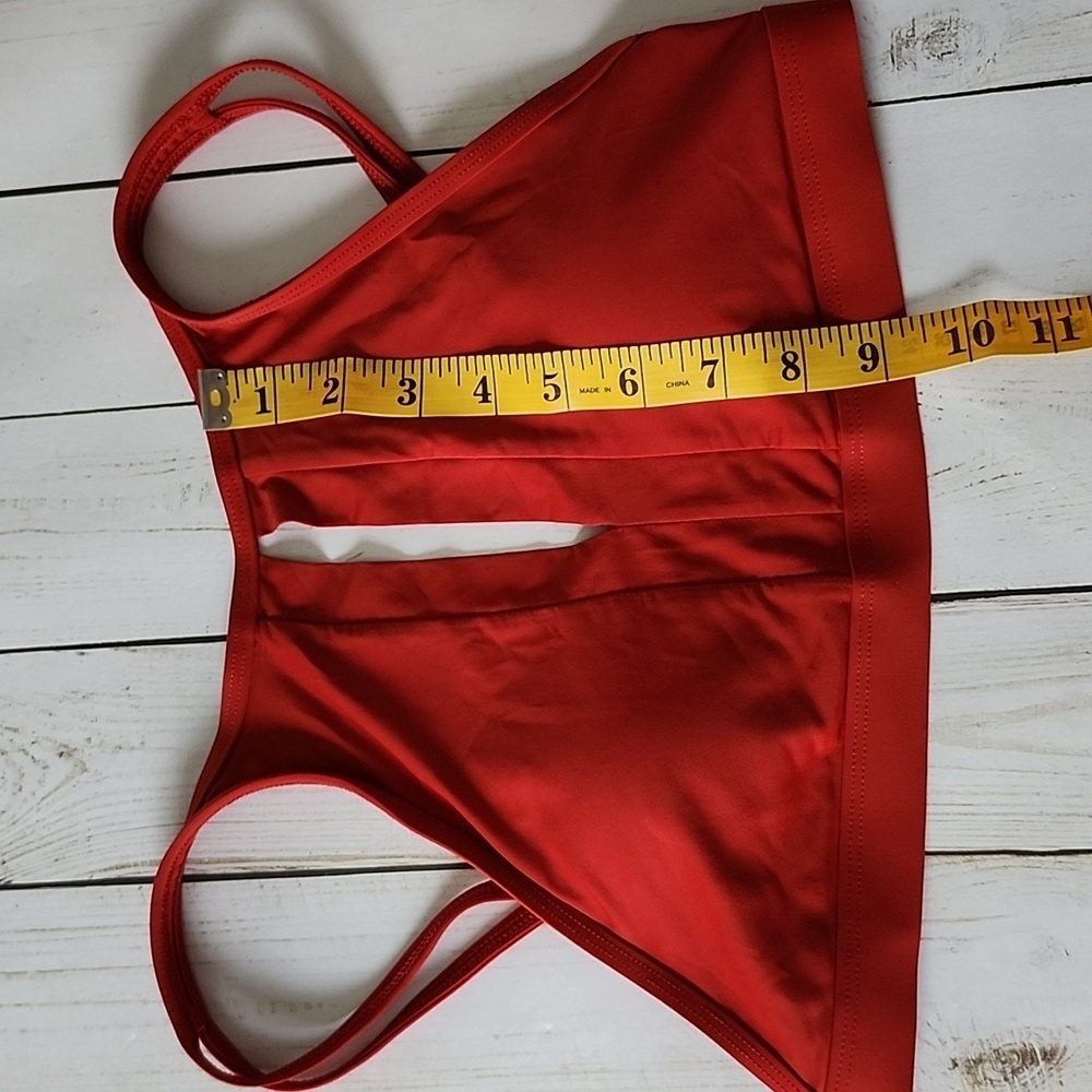 Skye Halter Bikini Top Size Medium Terracotta - Picture 9 of 9